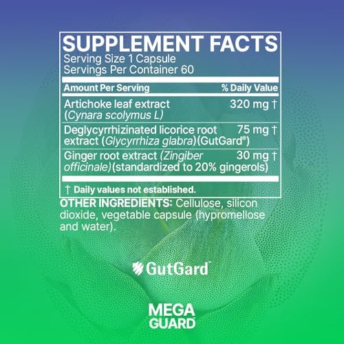 Microbiome Labs MegaGuard Gut Health Supplements - Ginger Root