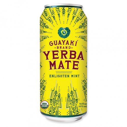 Guayaki Yerba Mate - Enlighten Mint - 16oz.(Pack of 16)