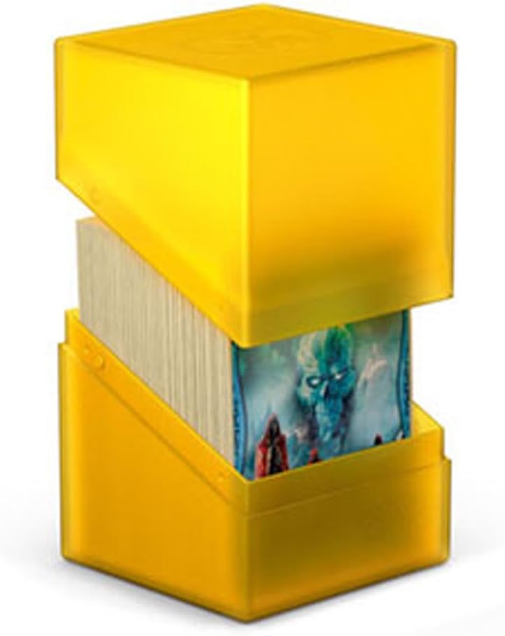 Ultimate Guard Boulder 100+ Classic, Deck Case for 100 Double-Sleeved TCG Cards, Emerald, Secure & Durable Storage for Trading Card Games, Soft-Touch Finish