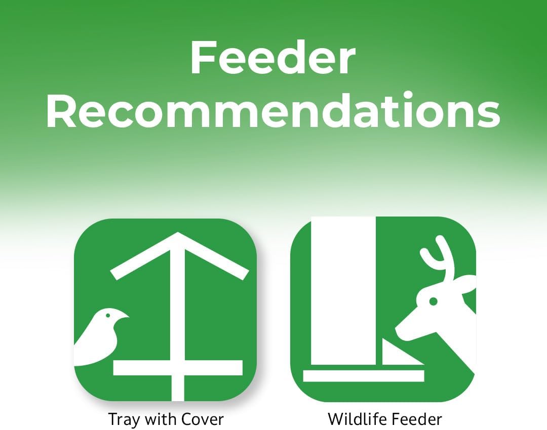 Lyric Wildlife Critter Food for Deer, Squirrels, Turkeys & Rabbits, Wild Bird Seed for Outside Feeders, 10 lb Bag | Food for Deer, Squirrels