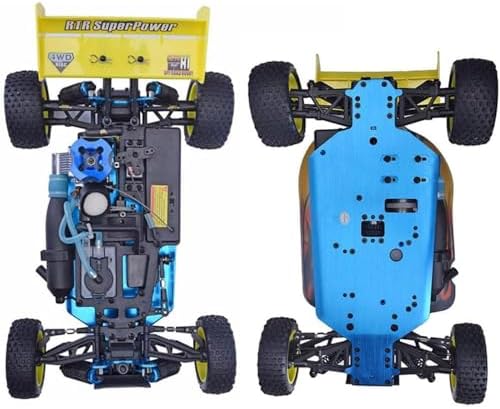 1/10 Nitro RC Car for Adult 75CC Oil-Powered Two Speed RC Crawler Truck, 4WD Off Road Buggy Nitro Gas Power Remote Control Car Hobby Toys
