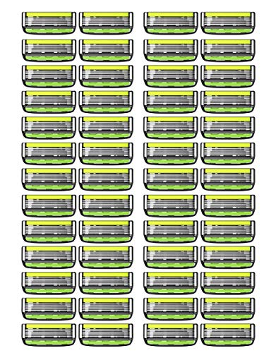 DORCO Pace 6 Pro - Six Blade Razor System with Trimmer - 12 Pack Refill (No Handle)
