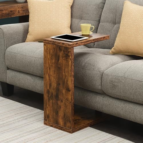 Convenience Concepts Northfield Admiral C Shaped End Table 18" - Contemporary Modern C Shaped Side Table