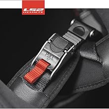 quick release chin strap, full face motorcycle helmet