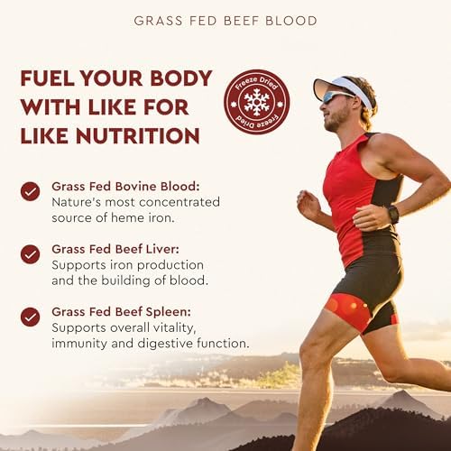 Ancestral Supplements Blood Health Supplement, Organ Formula, 500mg, 180 Ct