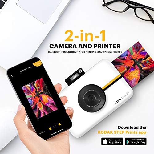 Kodak Step Touch | 13MP Digital Camera & Instant Printer with 3.5 LCD Touchscreen Display, 1080p HD Video - Editing Suite