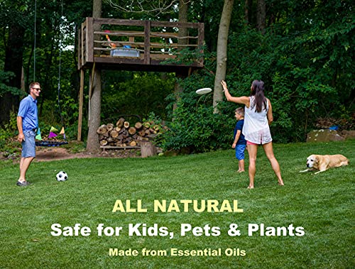 Mosquito Fogger Yard Spray, Natural Tick Control, 16oz | Kills & Repels Harmful Bugs - Safe for Kids Pets Plants
