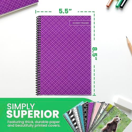 The Superior Register's Premium Check Book Register & Debit Card Ledger Notebook - Checking Account Register, Business Ledger