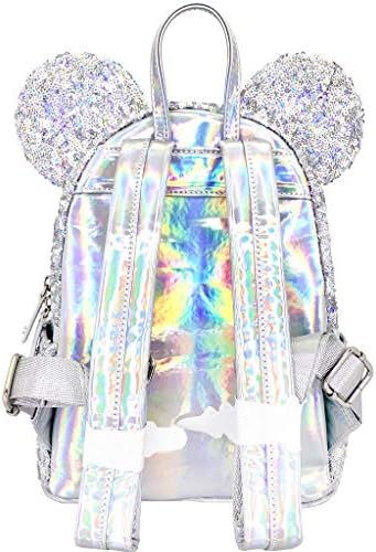 Loungefly X LASR Exclusive Disney Holographic Sequin Minnie Mini Backpack