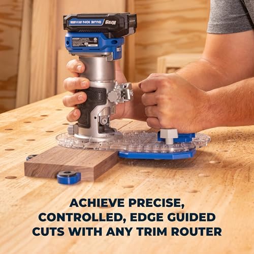 Kreg Trim Router Edge Guide - Precision Router Edge Guide Accessory - Durable Attachment for Accurate Alignment - Fits Most Trim Routers