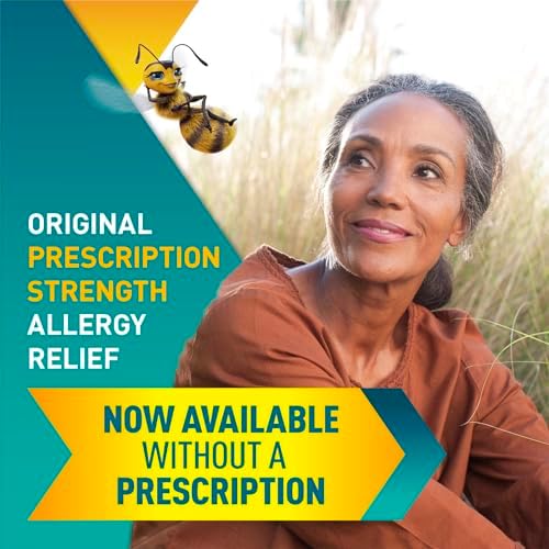 Nasonex 24HR Allergy Nasal Spray, Non-Drowsy, Scent-Free Mist, Allergy Symptoms + Nasal Congestion, Full Prescription Strength, 120 Sprays