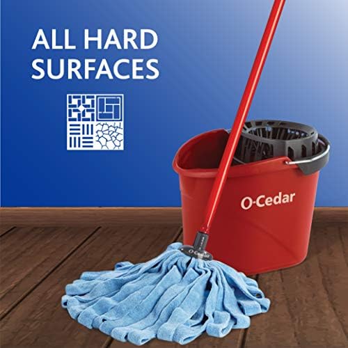 O-Cedar Microfiber Cloth Mop Refill, Blue