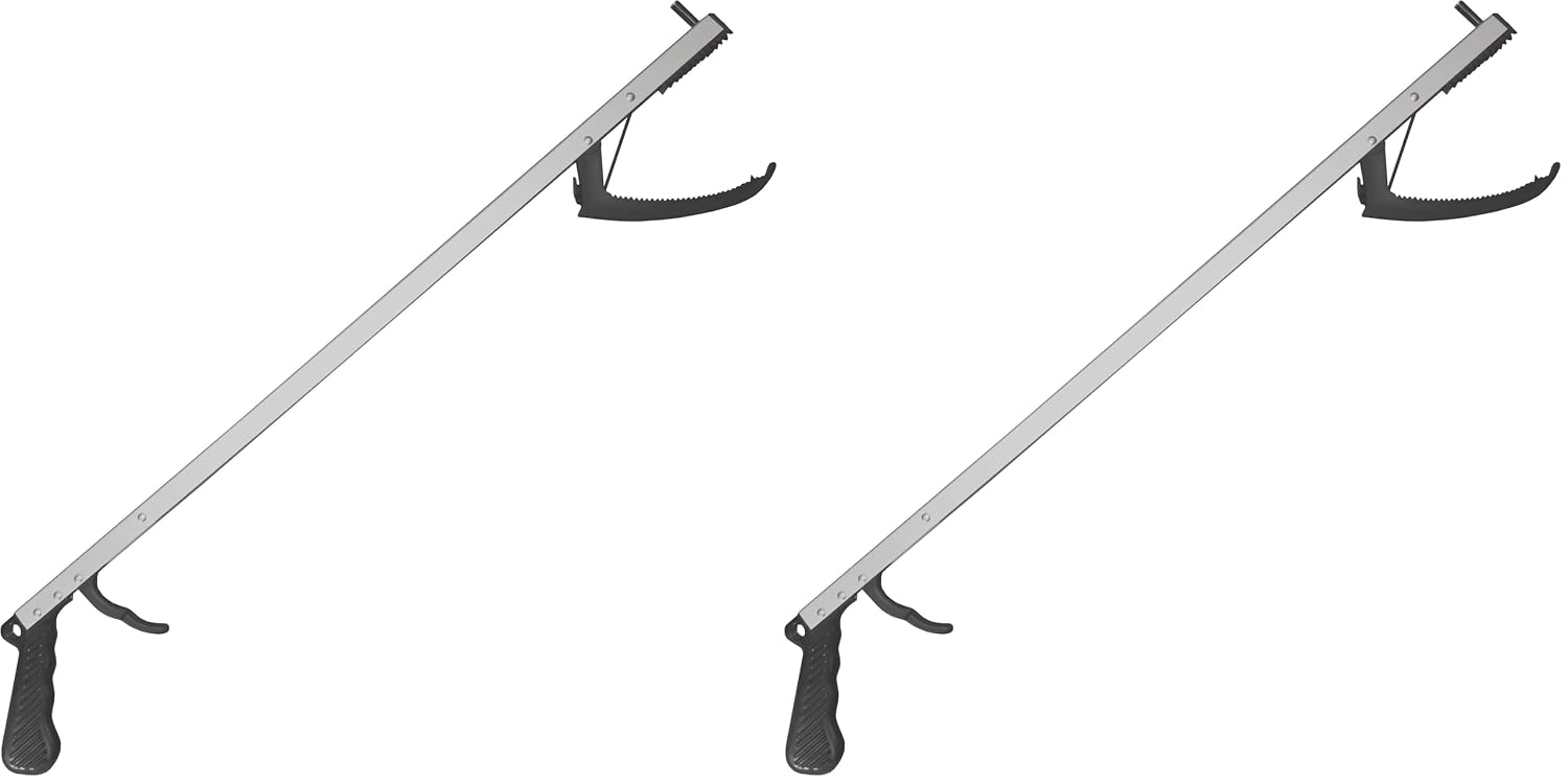 Rehabilitation Advantage Aluminum Reacher Grabber 26 Inches Long with Magnetic Tip