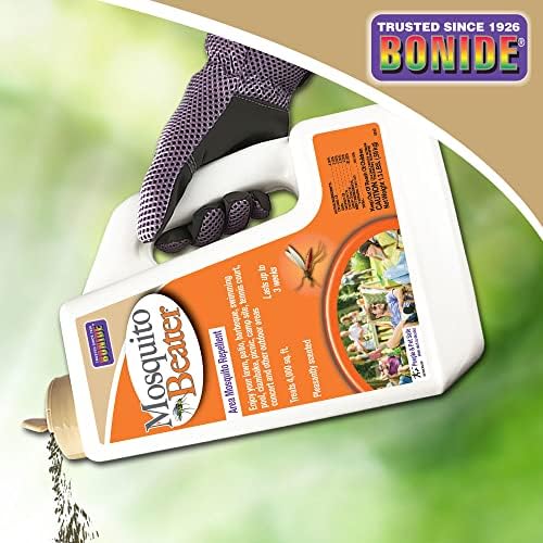 Bonide Mosquito Beater Granules, 1.3 lbs Ready-to-Use | Area Mosquito Repellent Pellets, For Outdoors, People & Pet Safe
