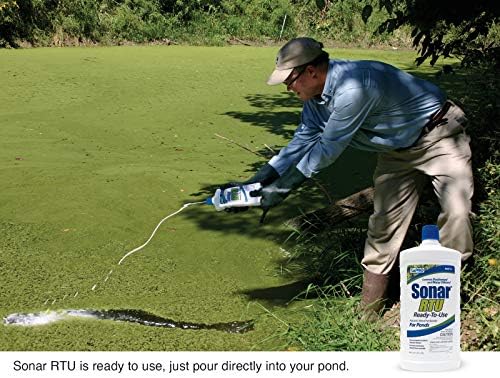 Season-Long Pond Protection Plan – Enhances Visual Appearance, Lasting Weed Control & Growth Prevention (Aquashade Plus + Sonar RTU)