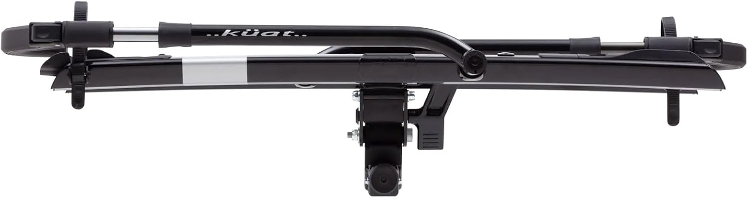Kuat Sherpa 2.0 Compact 2-Bike Transporting Hitch Rack | Durable Lightweight Aluminum Compact 2-Bike Transporting Hitch Rack w/Cable Lock & Foldable Tire Cradles, 40 Lbs per Tray
