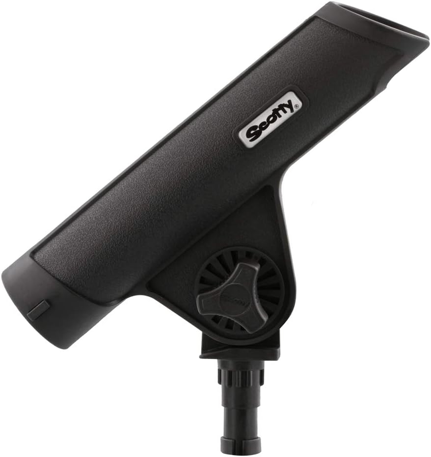 Scotty 349-BK Rodmaster II Rod Holder (No Mount), Black | Durable, Fully Adjustable, 360 Degrees of Rotation