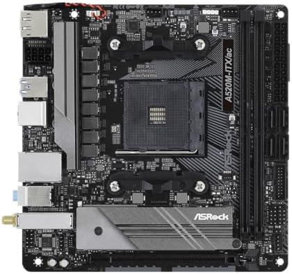 ASRock A520M-ITX/AC Supports 3rd Gen AMD AM4 Ryzen™ / Future AMD Ryzen™ Processors (3000 and 4000 Series Processors) Mini ITX Motherboard