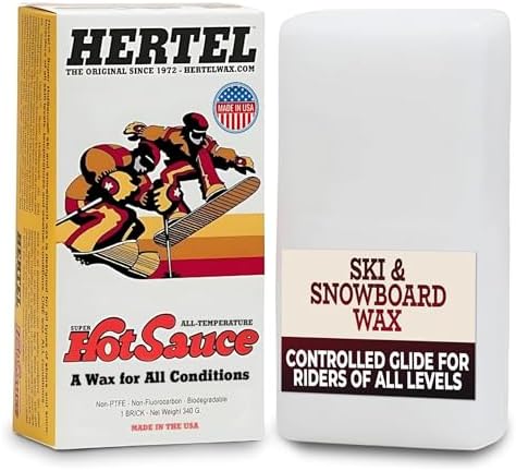 Hertel Super HotSauce All Temperature Ski and Snowboard Wax - Easy to Apply