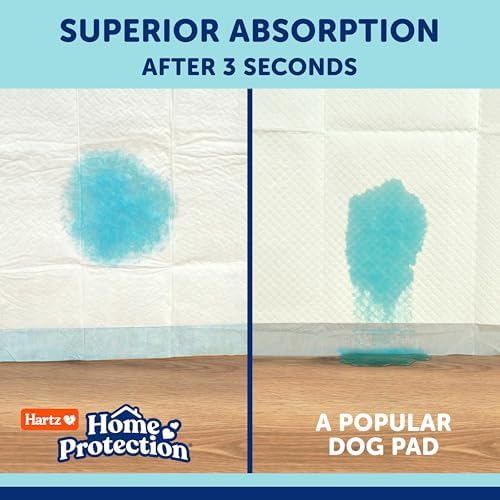 Hartz Home Protection Super Absorbent Odor Eliminating Lavender Scented No Leak Dog Pads,XL 30 count
