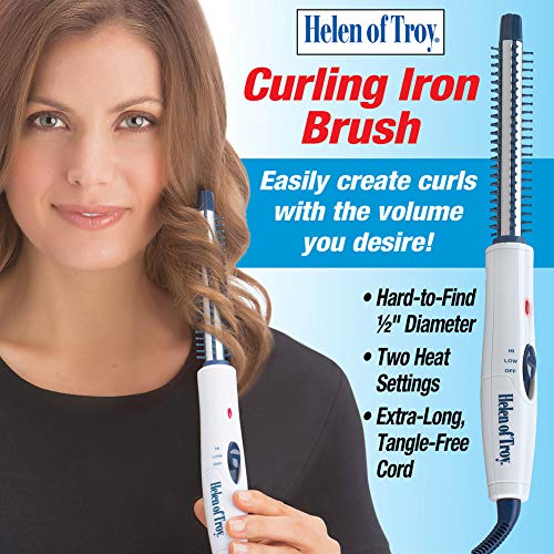 Collections Etc Helen of Troy 1512 Brush Iron, White, 1/2 Inch Barrel