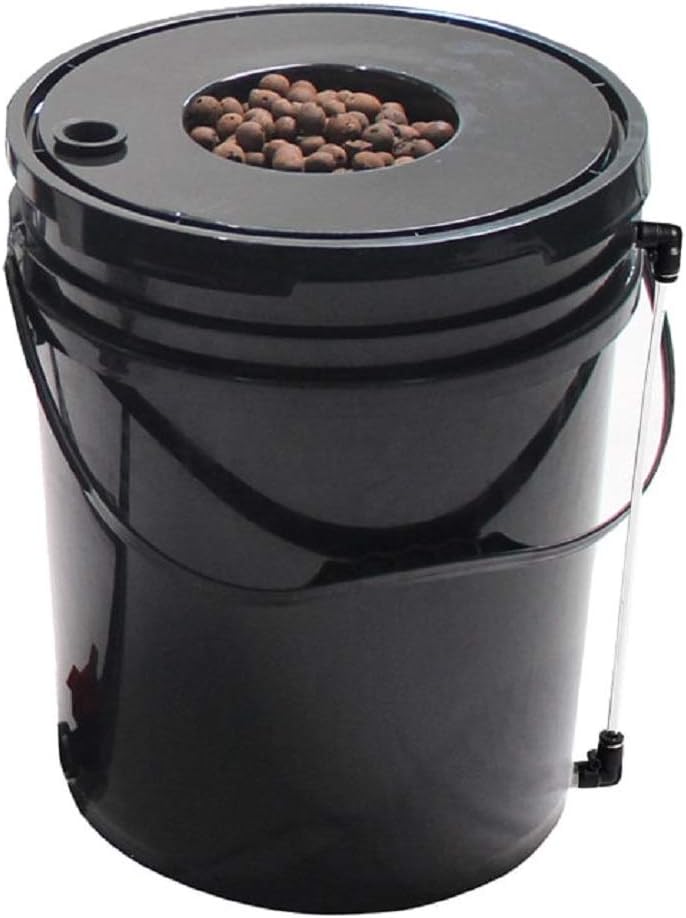 Grow1 Deep Water Culture 5 Gallon Complete Kit - DWC Hydroponic System with Air Pump