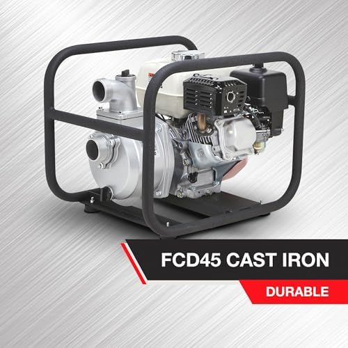 NorthStar Semi-Trash Pump, 23,040 GPH, 4in. Ports, 3/4in. Solids | High-capacity debris handling, Demanding dewatering, Water transfer, Jobsite-ready frame, Contractor-grade operation