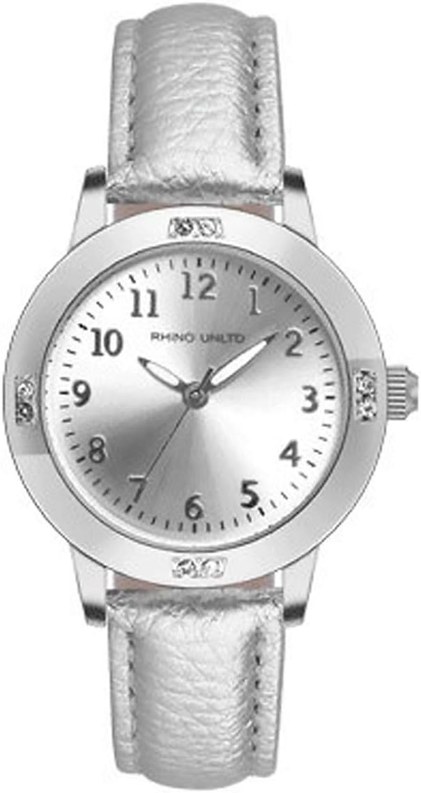 TUOTISI Women's Leather Band Quartz Movement Waterproof Business Classic Analog Watch with Genuine Leather Stainless Steel Band Elegant Ladies Watch