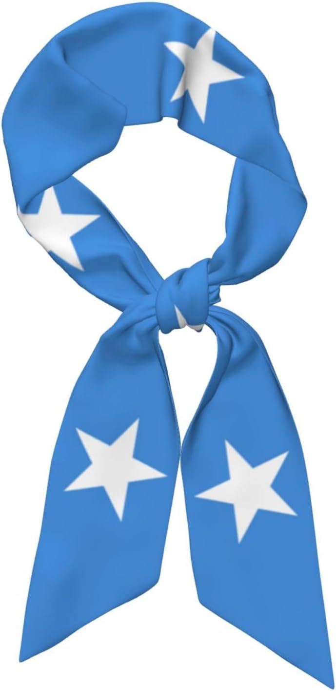 Country Flag Scarf For Women, Multi‑purpose Ribbon, Fashion Neck Hair Handbag Accessory, Versatile Bandana Headband