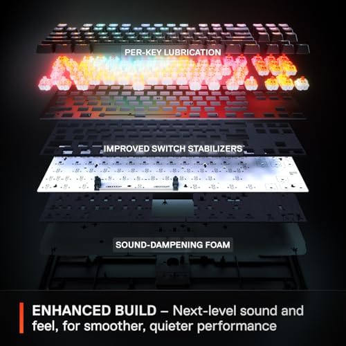 SteelSeries Apex Pro TKL Gen 3 OmniPoint 3.0 HyperMagnetic Switches Adjustable Actuation Rapid Trigger Ready Presets Protection Mode Rapid Tap/SOCD