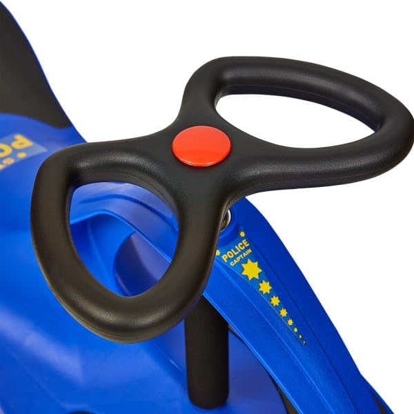 Wiggle Car Ride On Toy - No Batteries, Gears or Pedals - Twist, Swivel, Go - Outdoor Ride Ons for Kids 3 Years and Up by Lil' Rider (Hot Pink and Black)