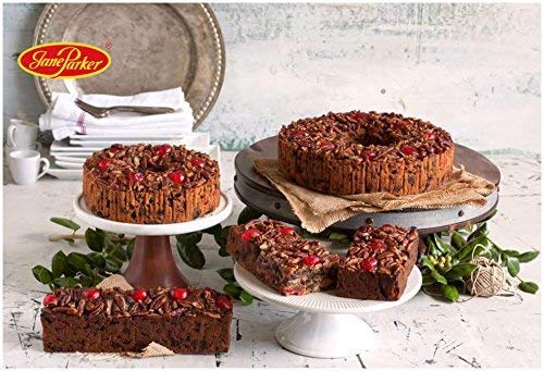 Jane Parker Fruitcake Classic Light Fruit Cake 3 Pound (48 Ounce) Ring