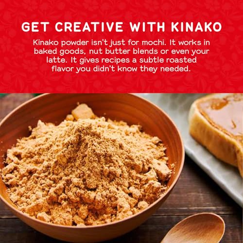 Shirakiku Kinako Japanese Roasted Soybean Flour - Additive-free Soybean Flour, Superfine Texture, Ideal for Baking & Cooking, 5 OZ (Pack of 1)