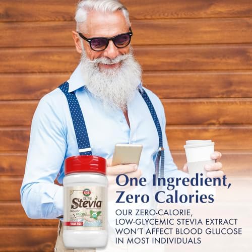 KAL Sure Stevia Extract Powder, Low Carb, Plant Based Stevia Sweetener, Great Taste, Zero Calories, Zero Sugar, Low Glycemic & Perfect for a Keto Diet, 60-Day Guarantee, Approx. 1820 Servings, 3.5oz | Zero Calorie Sweetener - Organic, Keto Friendly & Low…