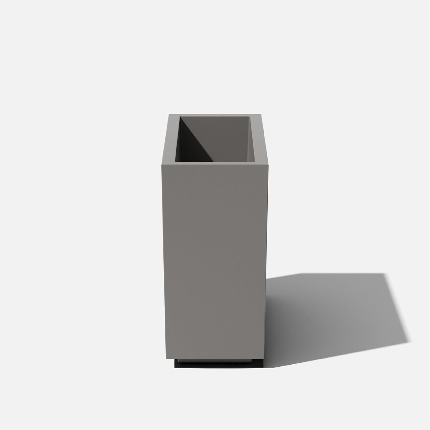 Veradek Span Plastic Box Series Planter - Tall Rectangular, White, All-Weather Resistant, Removable Insert Bucket, Modern Design, Indoor/Outdoor Use | Made From Durable Plastic Featuring a Removable Insert Bucket. Modern Porch/Patio Décor for Plants and…
