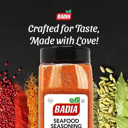 Badia Blackened Seafood Seasoning, 1.5 lb – Creole Spice Blend | Bold Creole-inspired seasoning for blackened seafood, fish, shrimp, meats, grilling, pan-searing, and Southern-style recipes