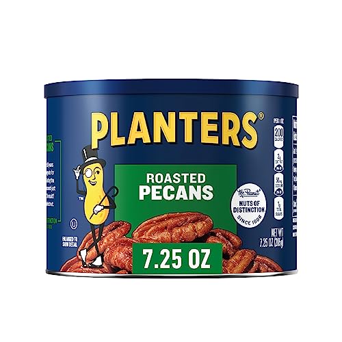 PLANTERS Whole Pecans, Roasted & Salted, Baking Nuts, 7.25 Oz (1 Ct)
