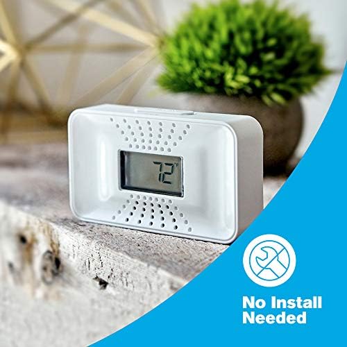 First Alert CO710 Carbon Monoxide Detector with 10-Year Battery and Digital Temperature Display | CO710