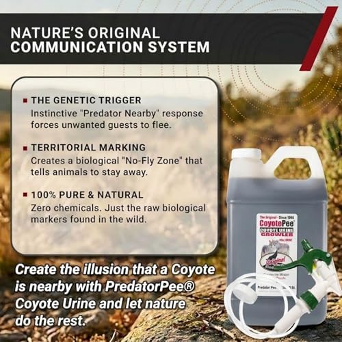PredatorPee 100% Coyote Urine Natural Predator Scent Made in USA