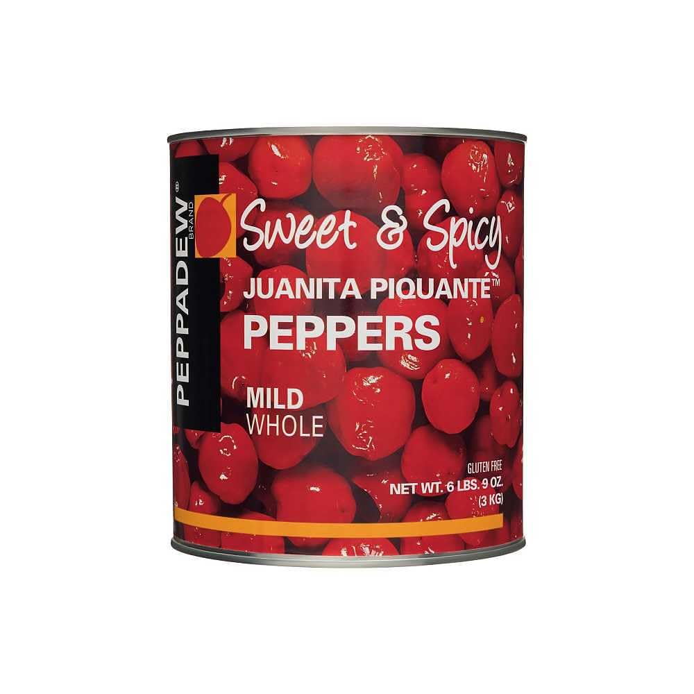Peppadew Whole Sweet Piquante Peppers - 105 oz Each, Pack of 2 - Crisp, Spicy & Sweet, All Natural, Non-GMO, Gluten-Free, Vegan