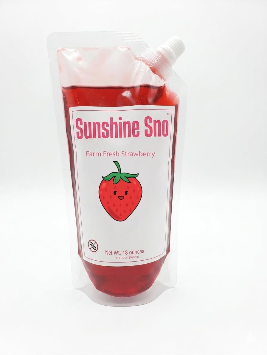 Sunshine Sno Organic Snow Cone Syrup Tiger's Blood- 18oz