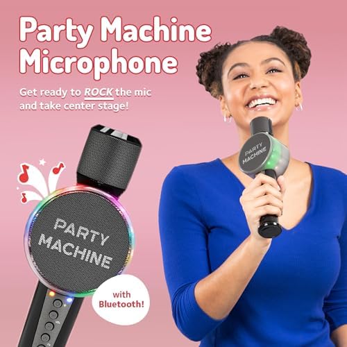 Singing Machine Wireless Karaoke Microphone for Kids & Adults