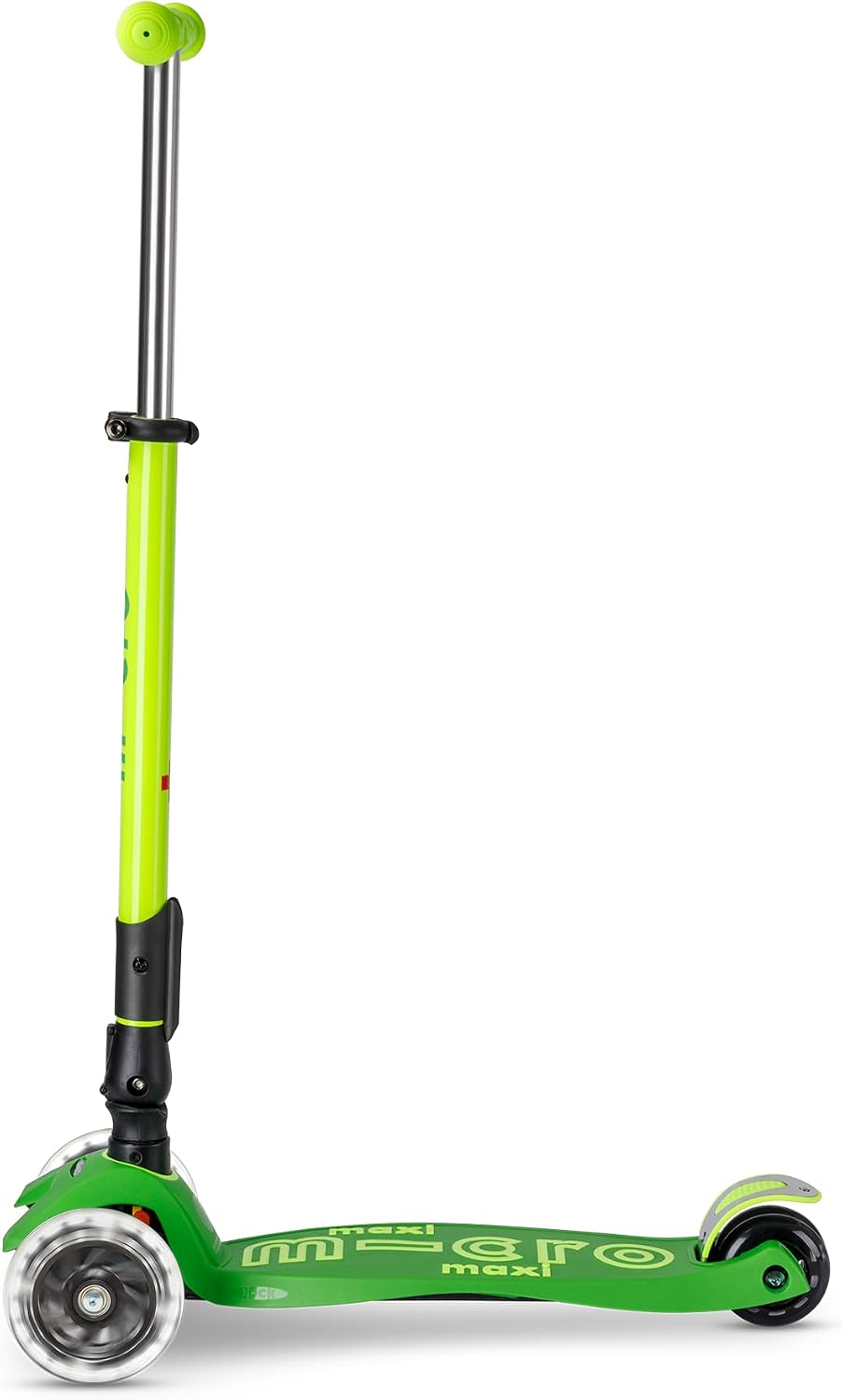 Micro Kickboard | Maxi Foldable LED Kids Scooter for Ages 5-12 | Children