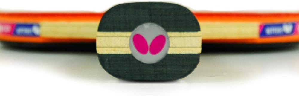 Butterfly Timo Boll Carbon Fiber Ping Pong Paddle | ITTF Approved Table Tennis Racket | Ping Pong Sponge and Rubber | Carbon Layers in Ping Pong Racket for Power | Professional Ping Pong Paddle
