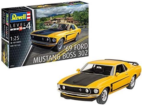 Revell RV07025 1969 Boss 302 Mustang Plastic Model kit