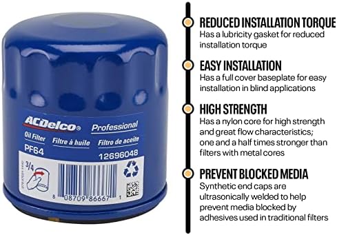 Mobil 1 0W40 6 Quart Oil/ACDelco PF64 Filter Change Kit