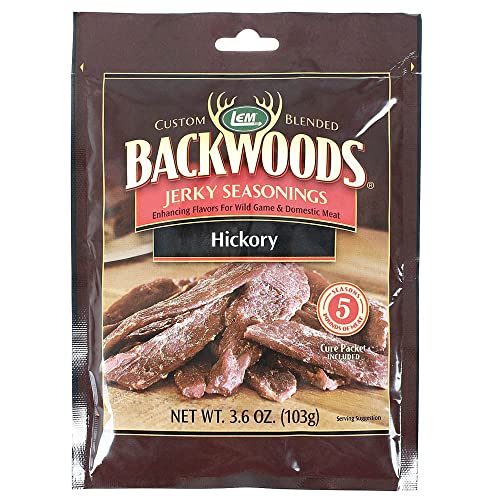 LEM Backwoods Hickory Jerky Seasoning, 3.6oz (103g)