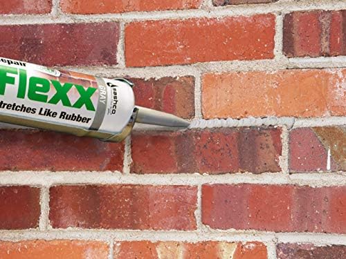 Sashco - FLX-P-GR-12 15020 Mor-Flexx Caulking for Mortar, 10.5 Ounce Cartridge, Gray (Pack of 12)