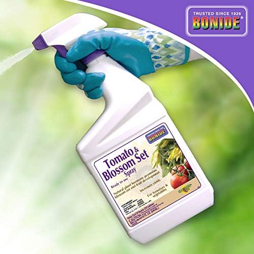 Bonide Tomato & Blossom Spray Set, 32 oz Ready-to-Use | Increases Harvest of Fruits & Vegetables in Home Garden