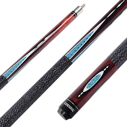 CUESOUL 19oz Pool Cue Sticks with Hard Pool Cue Case